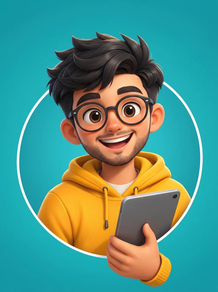 3D avatar of Zain Asghar